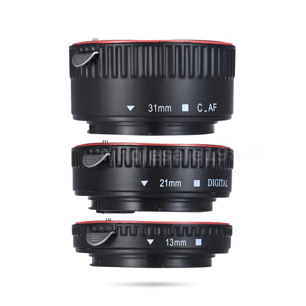 Andoer Auto Focus AF Macro Extension Tube Set Rings For Canon EF / EF-S
